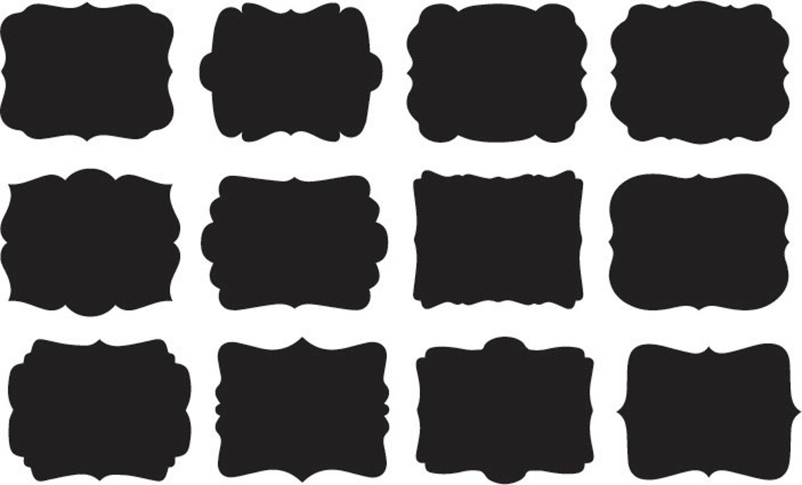 Scrapbook Frames SVG, Scrapbooking Frame Cricut, EPS Vector Frames