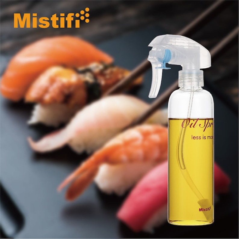 Olive Oil Mister and Cooking Sprayer, Transparent Foodgrade Glass Oil