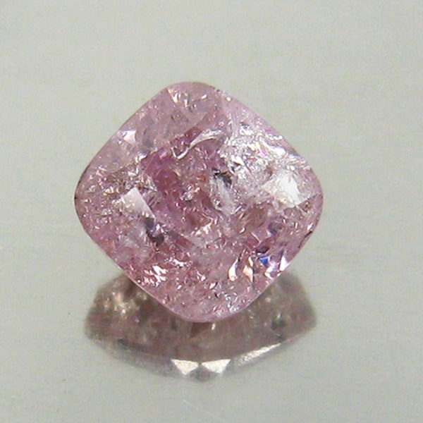 0.79Ct "GIL" Certified ! Natural Untreated Fancy Intense Purple Pink Diamond From Argyle