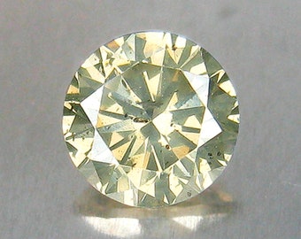 0.61Ct Flawless Superb Untreated 100% Natural Fancy Yellow Diamond from Belgium