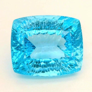 28.03Ct Top Luster Natürlicher erhitzter himmelblauer Topas aus Brasilien