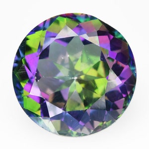 10.38Ct Top Glanz 100% natürlich erhitztes Quecksilber mehrfarbiger Mystic Topas aus Brasilien