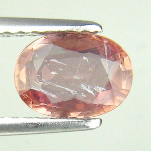 1.00Ct Unheated 100% Natural Yellowish Orange Sapphire From Madagascar