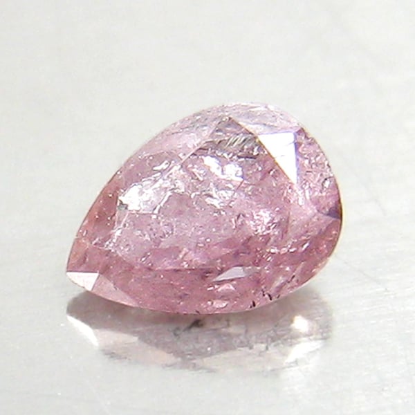 0.26Ct "GIL" Certified Untreated Natural Fancy Vivid Purple Pink Diamond From Argyle