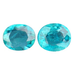 ¡Muy raro en el mundo de 0,52 quilates! Par a juego de piedras preciosas de grandidierita 100% naturales sin calentar de Madagascar