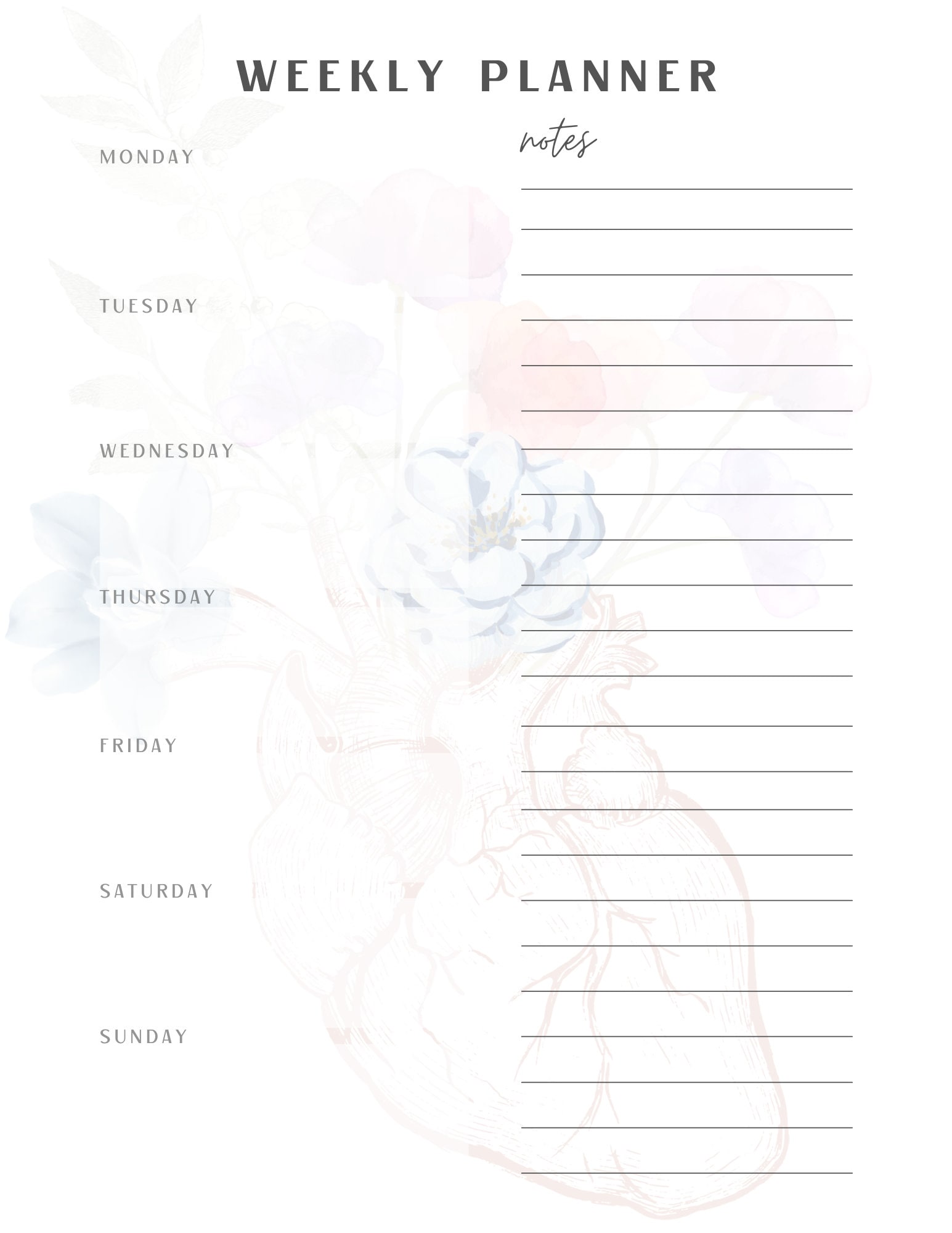 Daily Planner Printable (+ Weekly Planner and Bullet Journal Pages Free ...