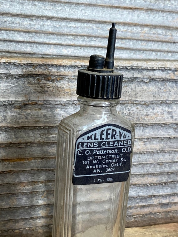 Kleer VU Lens Cleaner Glass Bottle Anaheim, California
