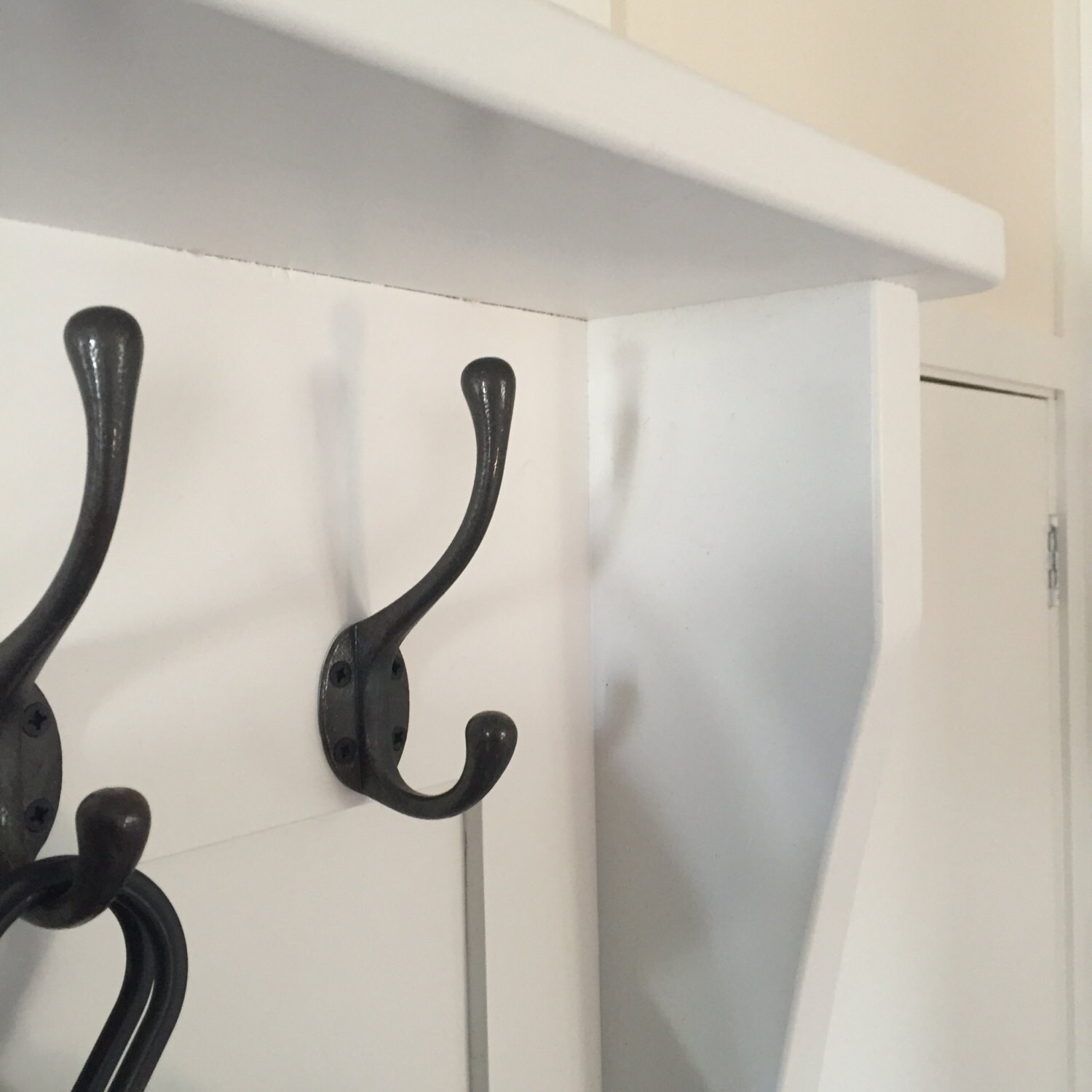 High Back Monks Bench With Coat Hooks Etsy UK