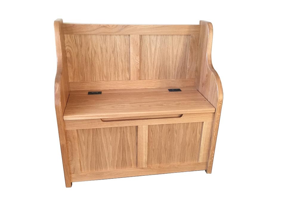 Solid Oak Monks Bench Settle Pew Etsy