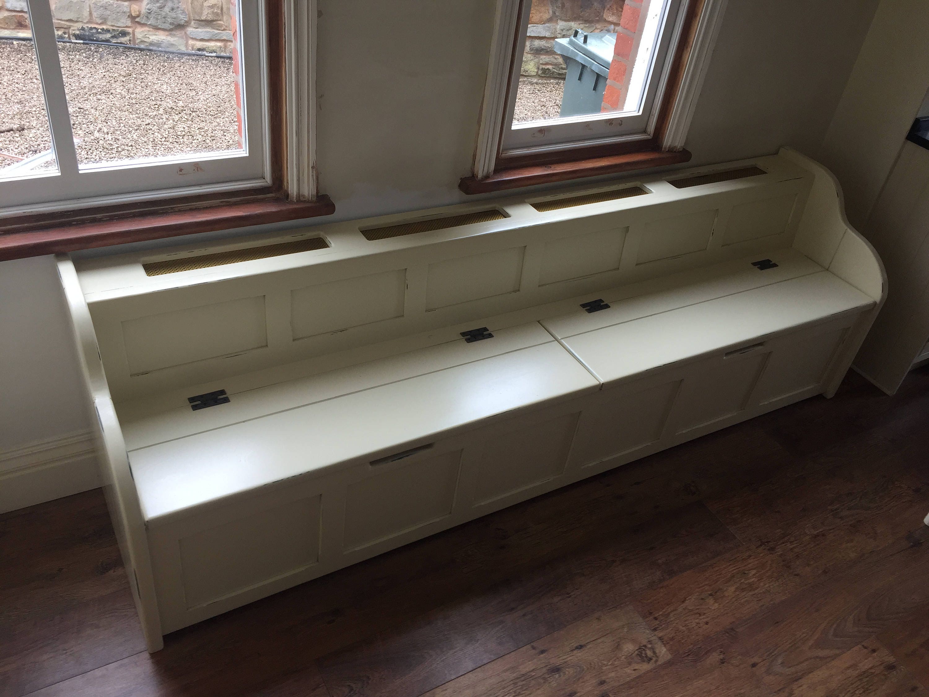 Radiator Cover Monks Bench Settle Pew Etsy UK
