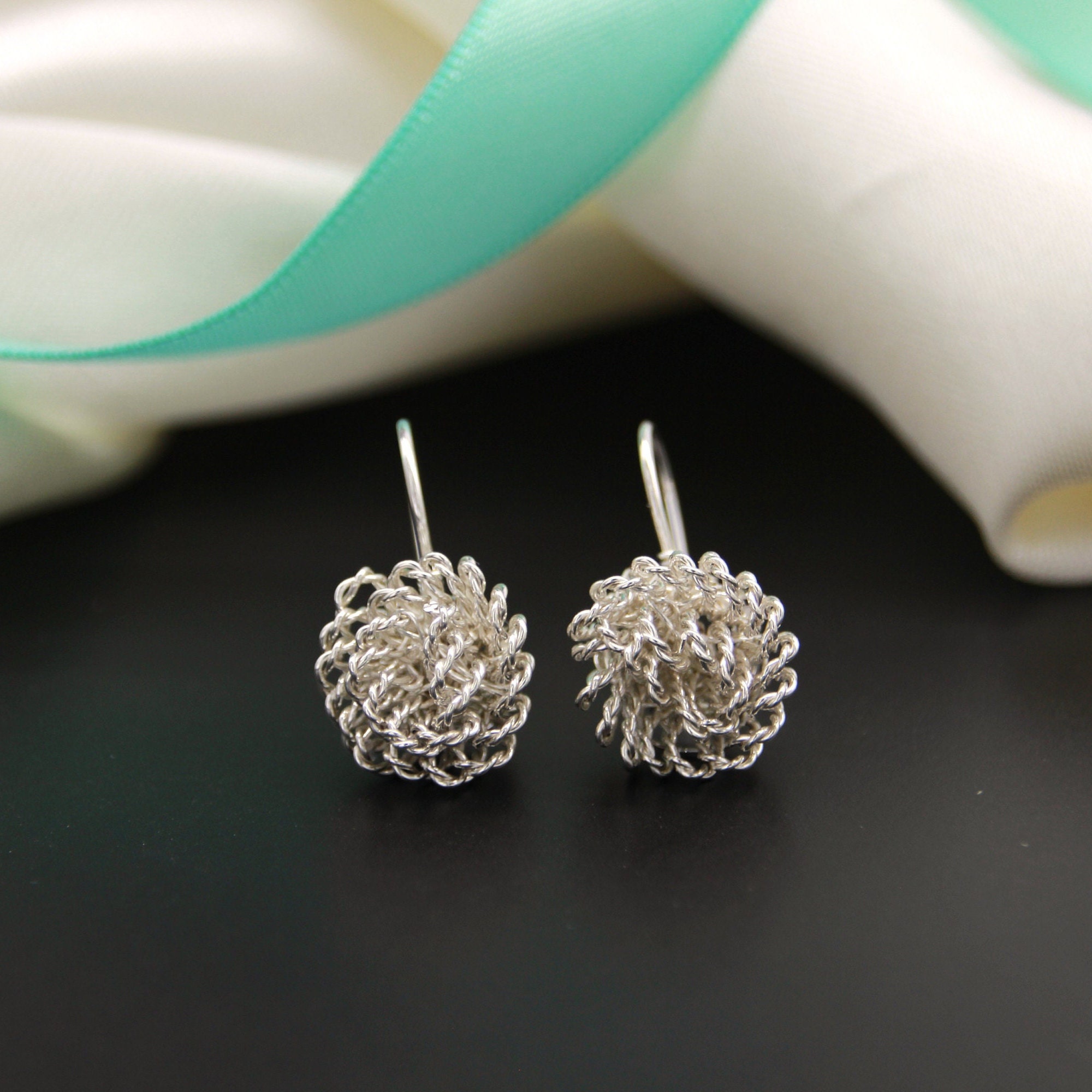 【STONEHENgE】Love Duet〜Silver Flower Earrings SA25A86F il_1080xN.5258684509_t4vk.jpg