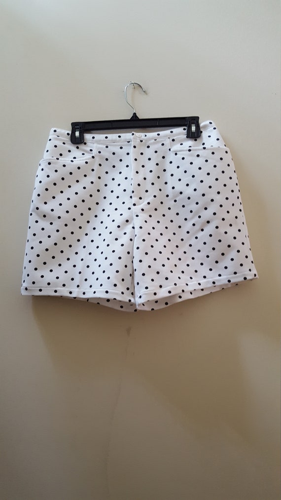 80s High Waisted Shorts | Polka Dot Shorts | 1980… - image 6