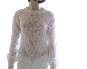 dressy white sweater