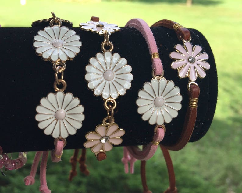 Bracciale Donna Fiore In Argento – Regolabile, Elegante, Perfetto Come Braccialetto Dell'amicizia