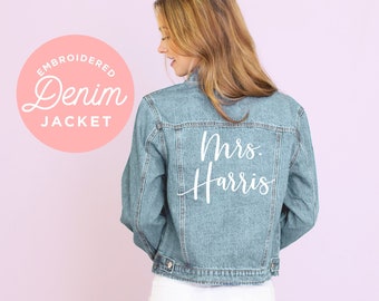 future mrs denim jacket