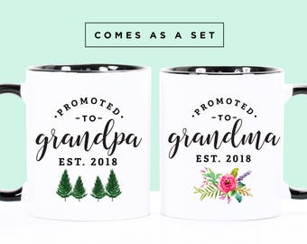 Pregnancy reveal Grandma to be Grandpa to be Grandparents gift Grandma mug Grandpa mug Gift for grandma Gift for grandpa Coffee mug