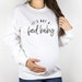 Pregnancy Announcement Shirt, It's Not a Food Baby, Pregnant Shirt, Pregnancy Reveal Shirt, New Mom Shirt, Pregnant AF, Expecting Shirt 2-3 