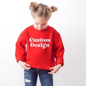 Custom Toddler Sweatshirt, Custom Toddler T-shirt, Custom Kids Crewneck, Custom Toddler Tee, Personalized Kids Shirt, Toddler, RoseGoldRebel