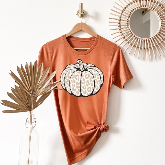 Pumpkin cheetah shirt Clearance