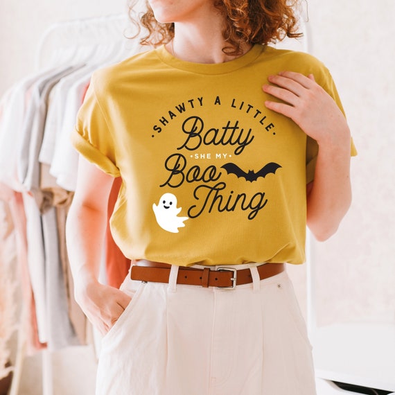 A Little Batty She My Lil' Boo Thang Halloween Parody T-Shirts