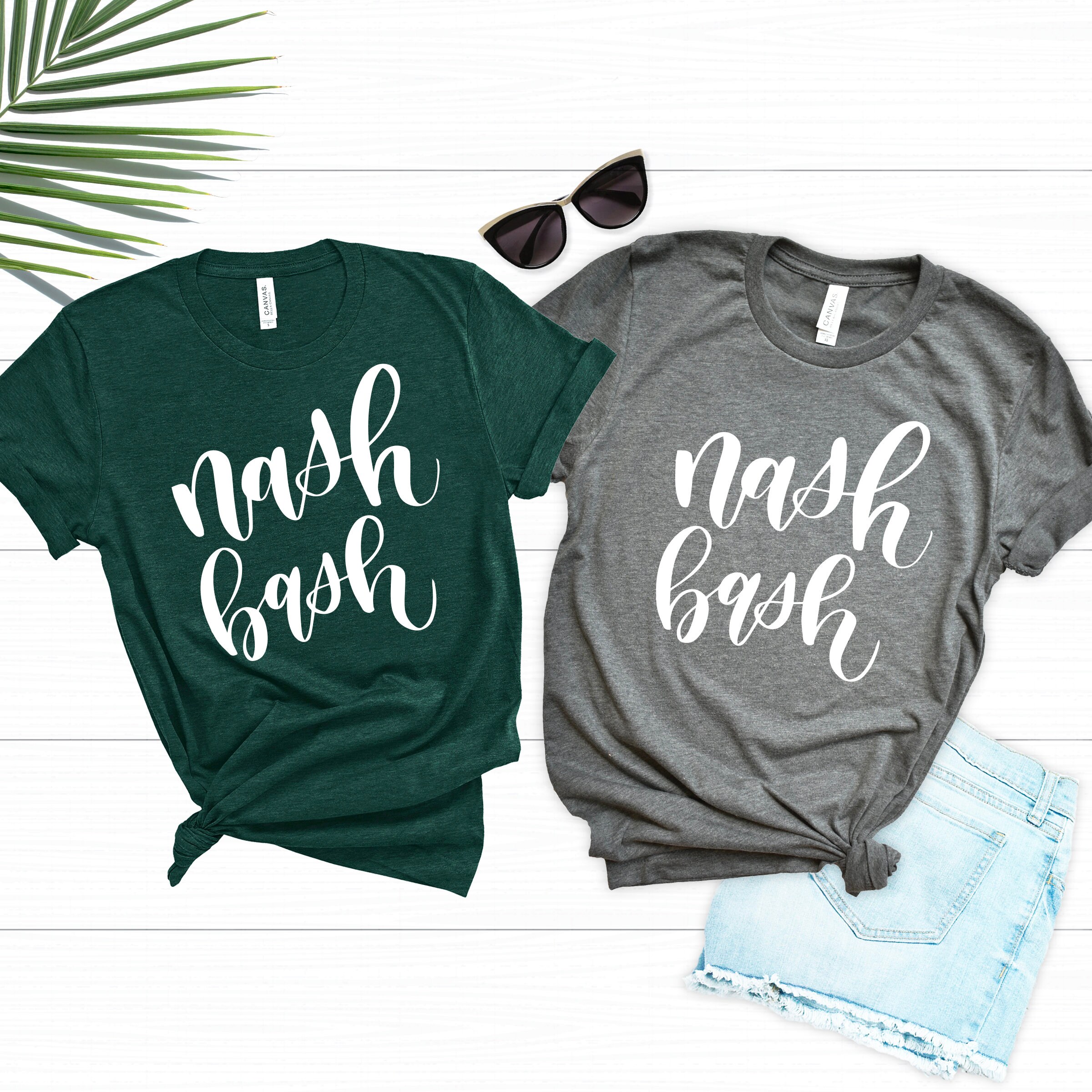 Nash Bash Nashville Bachelorette Shirts 