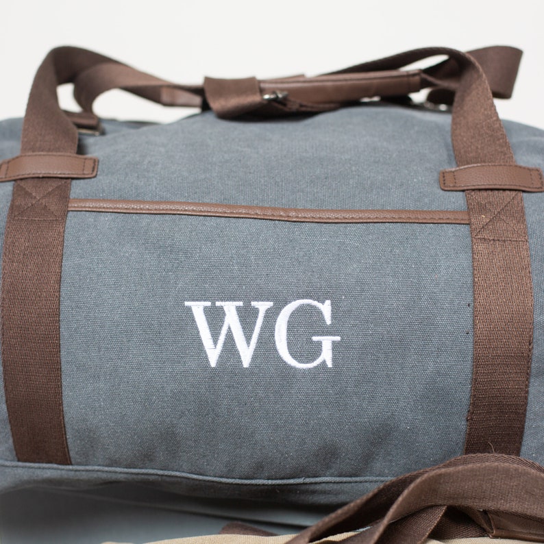 Custom Weekender Bag Embroidered duffel bag Groomsmen Gift | Etsy