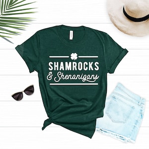 St Patricks Day Shirt Women, St Patricks Day, Shamrock Shirt, Shamrocks and Shenanigans, Irish, Lucky Af, Let's Paddy, Bad and Boozy, 13-15