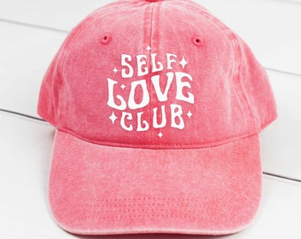 Empowerment Minimalistic Embroidered Champion Dad Cap Summer VSCO Girl Three Colors available Gift for Her Self Love Gift for Men