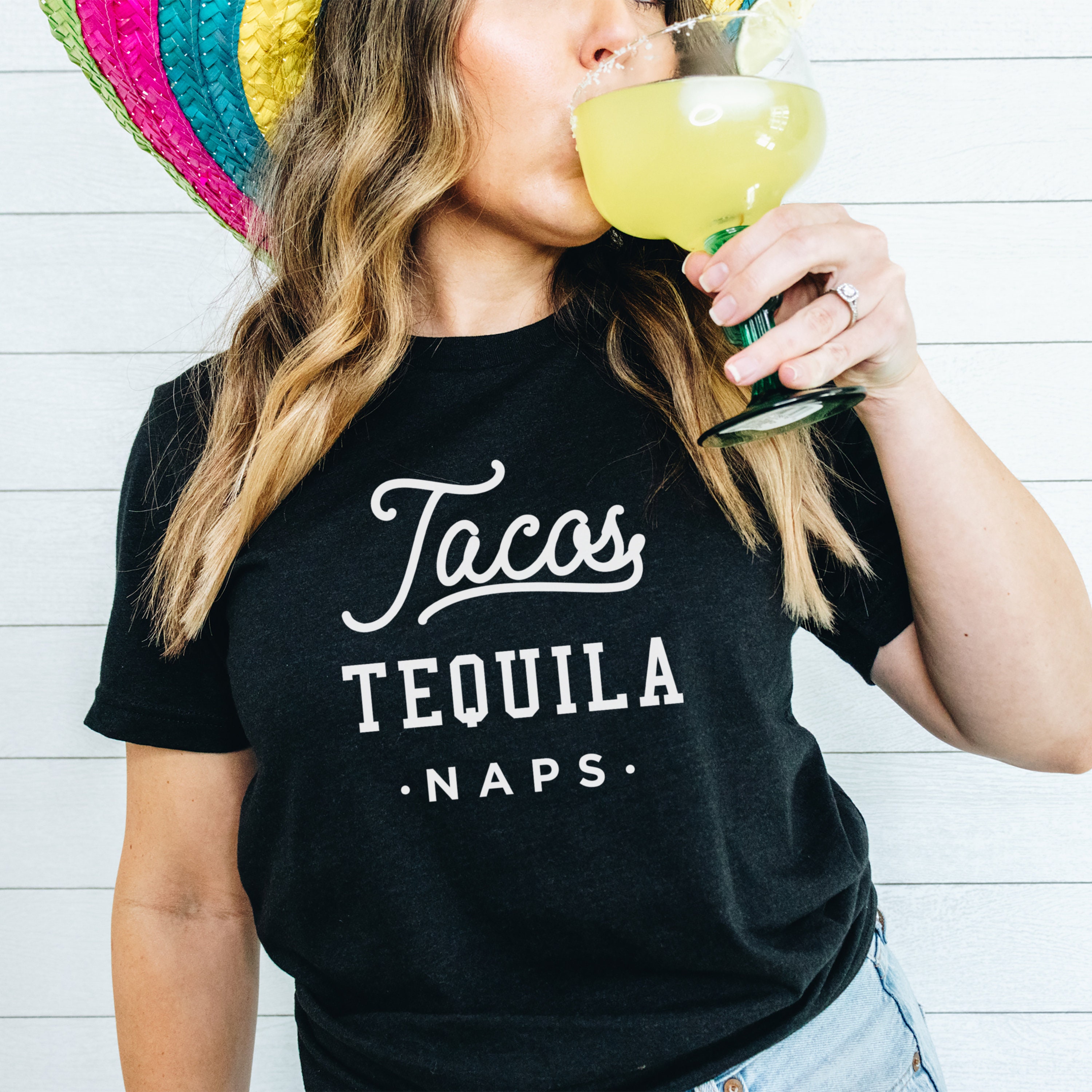Tacos & tequila shirt Clearance