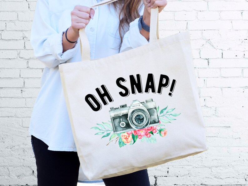 Tote Bag Photographer Bag Canvas Bag Handbag Photography Etsy