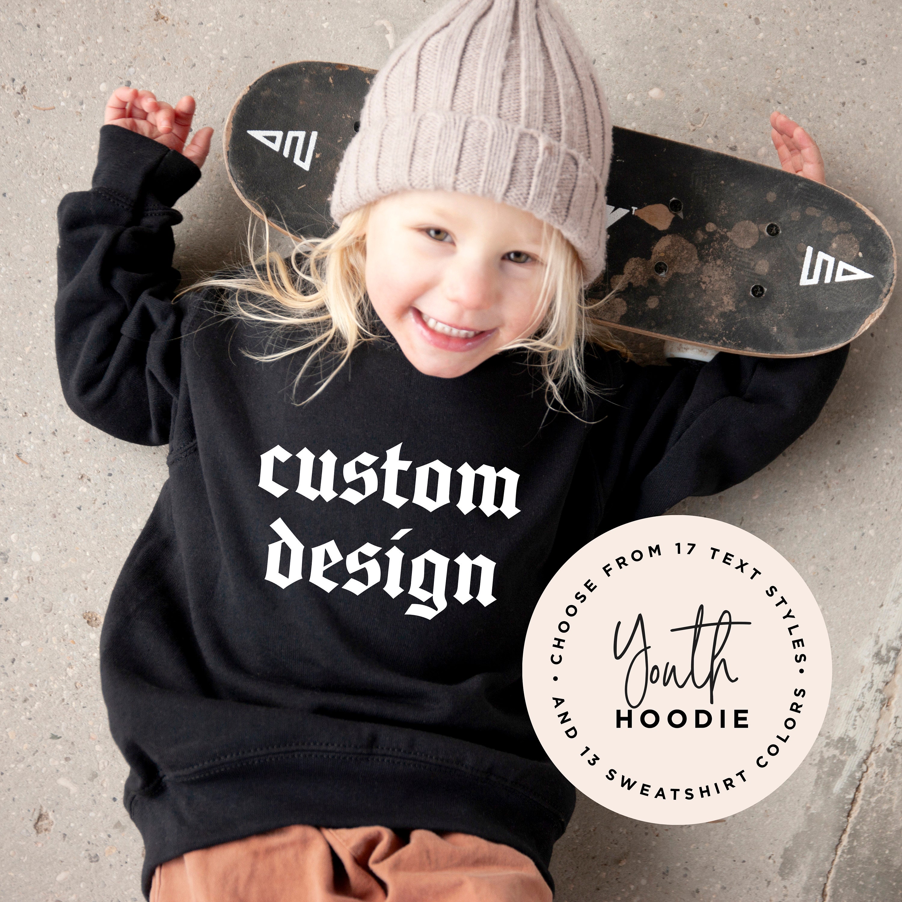 Custom youth sweatshirts sale
