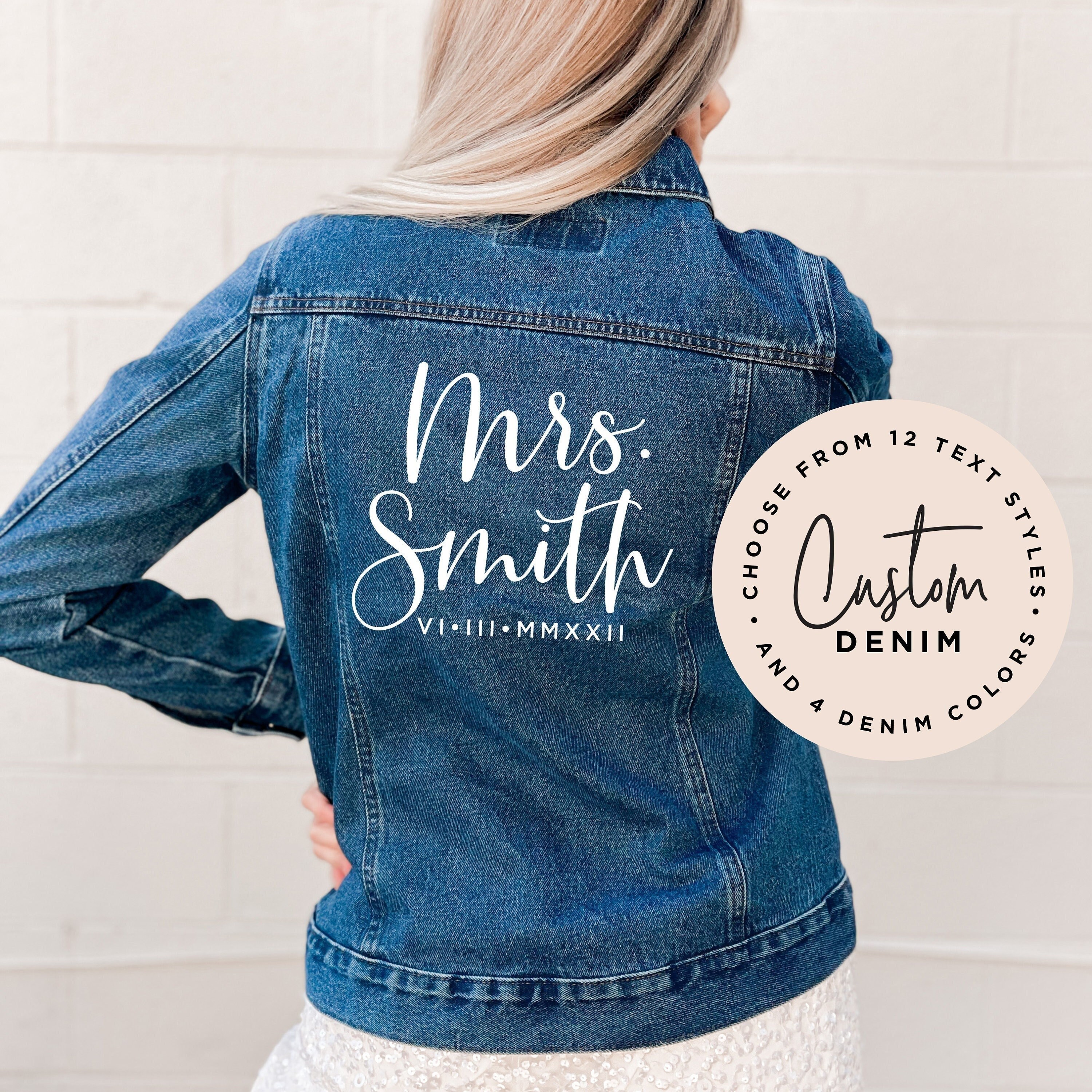 Custom Denim Jacket Custom Jean Jacket 