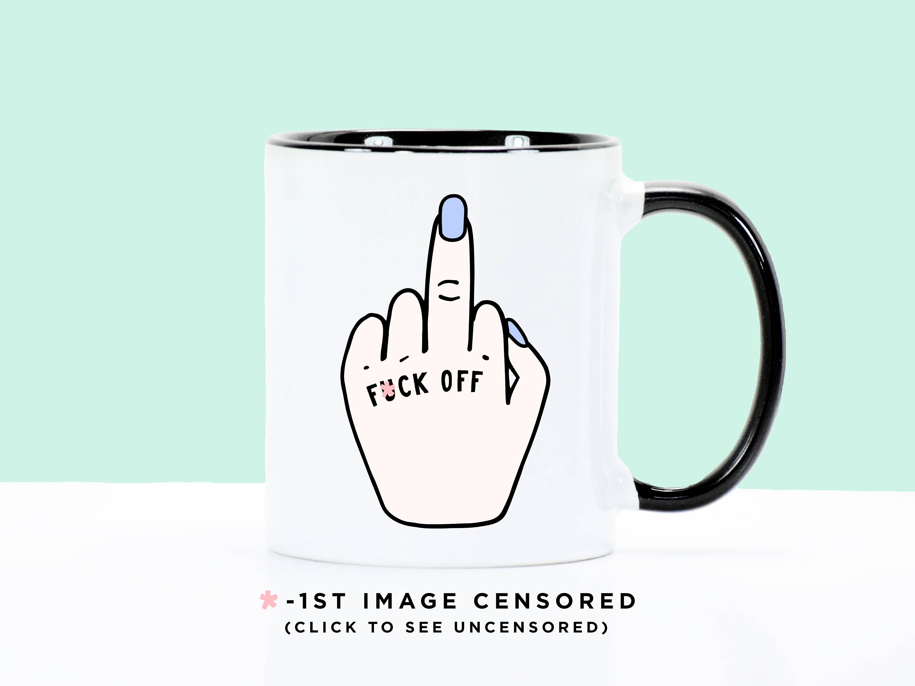 кружка средний палец