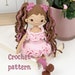 see more listings in the Crochet doll patterns section