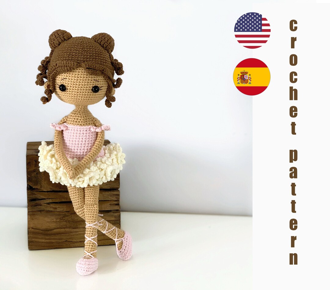 Crochet Doll Pattern Ballerina Pattern Amigurumi Ballerina Etsy