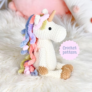 unicorn crochet pattern, crochet animals pattern, crochet pattern, unicorn plushie, amigurumi crochet pattern, crochet plushie, unicorn toy,