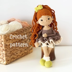 crochet doll pattern, doll amigurumi, crochet doll pattern amigurumi, pdf pattern doll tutorial, crochet doll, amigurumi pattern