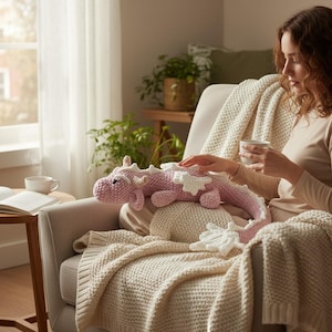 crochet pattern, crochet dragon pattern, fairy crochet dragon pattern, amigurumi pattern, amigurumi dragon, crochet plushie dragon image 9