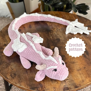 crochet pattern, crochet dragon pattern, fairy crochet dragon pattern, amigurumi pattern, amigurumi dragon, crochet plushie dragon