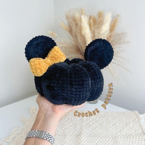 crochet pumpkin mouse  pattern, crochet patterns, amigurumi pumpkin, crochet pattern, amigurumi pattern, plush crochet pattern, easy crochet