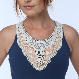 Crotchet Tank Top, Organic Tank Top, Sexy Women's Clothing, Beaded Tank Top, Bling Tanks, Party Shirt, Festival Clothing, Boho Tank Top
