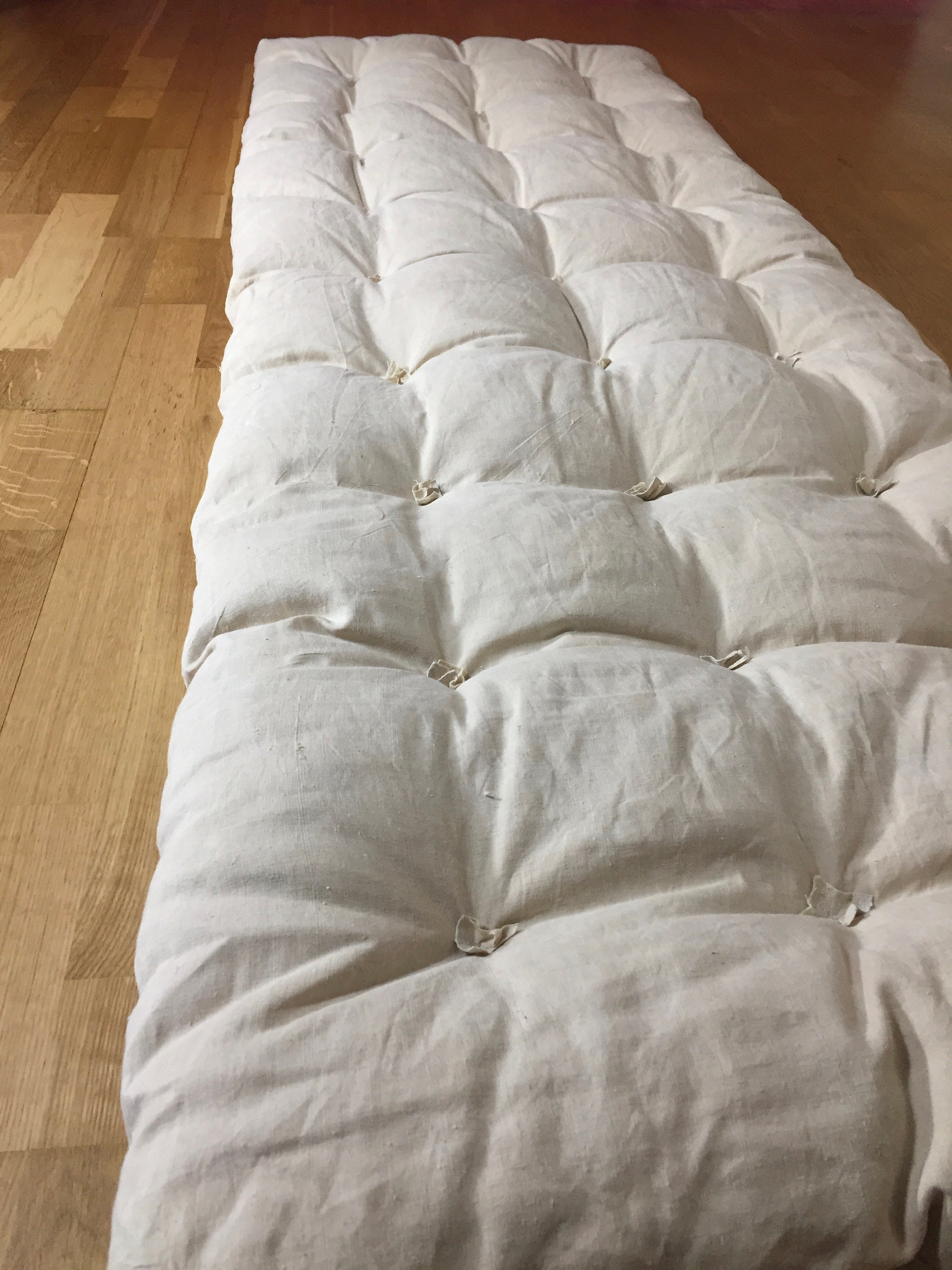 On Kapok Mattress for Super Comfortable Daybed Handcrafted Extra Bed