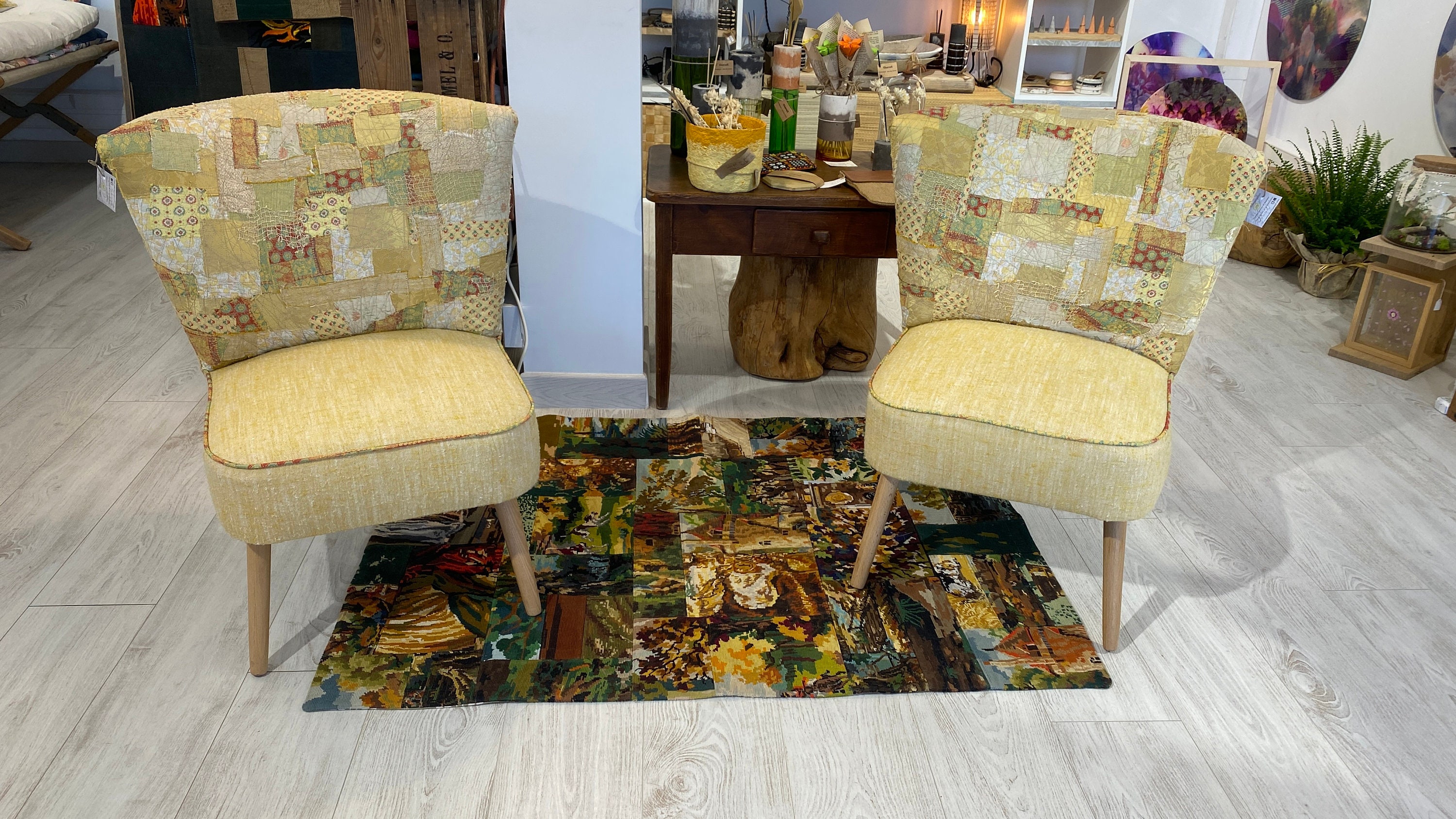 Paire De fauteuils Cocktail