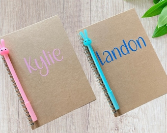 Personalized Kids Notebook: Back To School Gift with Pen