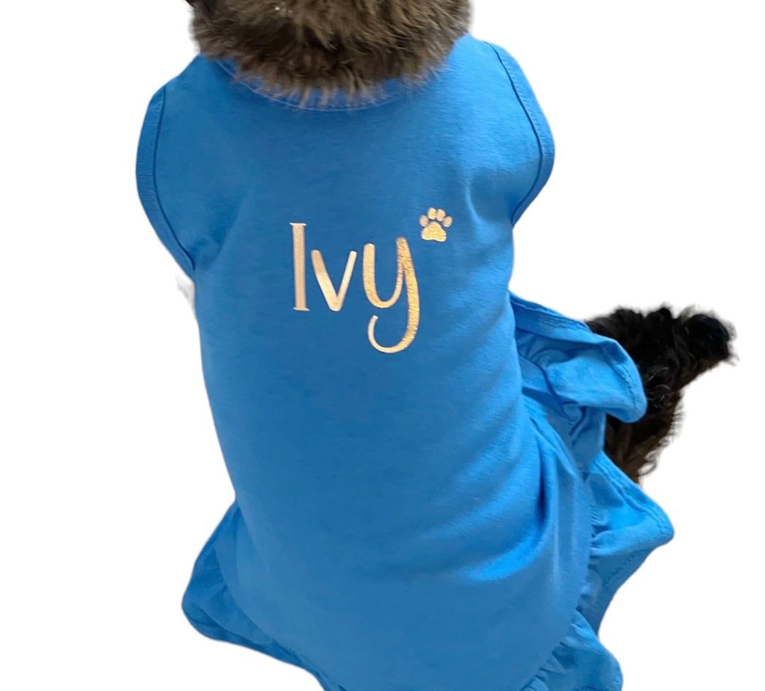 Personalized Dog Shirt Custom Dog Shirt Pet Clothing Dog Etsy