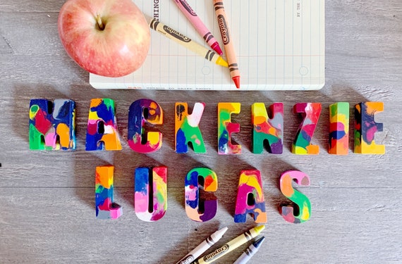 Custom Name Crayons: Personalized Kid Party Favors