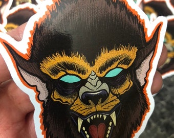 Wolfman sticker