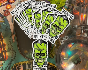 Haunted Tattoos Frank sticker