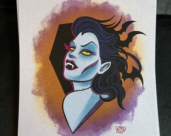 80s Vamp Girl