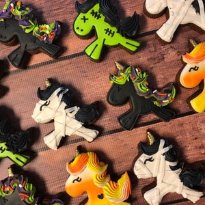 Halloween Unicorn cookies image 1